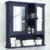 TaoHFE 23″ Wall Mounted Wooden Storage Cabinet with Mirror – $23