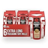 6-Pack Tape Logic Heavy Duty Packing Tape with Dispenser for $7.73