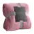 TASTHROW 50″ x 70″ Flannel Fleece Throw Blanket (Pink) – $9.99