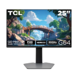 TCL 25G64 25″ FHD HDR Gaming Monitor with 300Hz Refresh Rate for $148.00