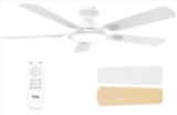 TCL 52″ Low Profile Ceiling Fan with Light for $70
