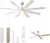 TCL 72″ Dual Sided Blade Ceiling Fan with 3-CCT Light for $109.19