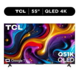 TCL Q Series 55″ 4K HDR QLED Smart Google TV (65Q51K) for $248