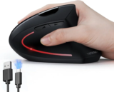 Tecknet 2.4GHz USB Wireless Vertical Ergo Mouse Now $12.99