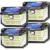 4-Pack TECKNET 231 LED Solar Motion Lights for $10.07