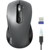 Tecknet 4800DPI USB-C Rechargeable Ergonomic Bluetooth Mouse for $8.49
