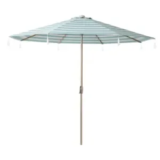 Tempera 10′ Auto-Tilt Patio Umbrella with Fringe for $30