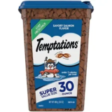 30oz Temptations Classic Crunchy and Soft Cat Treats for $8.06