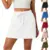 Women’s Tennis Mini Skirt with Built-in Shorts for $10.99