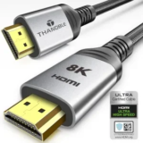 THANDBLE Certified Ultra High Speed 6.6′ HDMI 2.1 Cable for $5.66