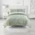 The Big One Sage Green Floral Medallions Reversible Comforter Set for $9.89