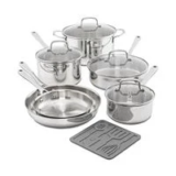 The Cellar Stainless Steel 11-Piece Cookware Set for $99.93