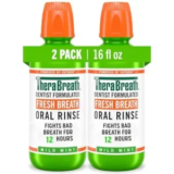2-Pack TheraBreath Gluten-Free Oral Rinse for $11