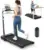 Therun 2-in-1 2.5HP Walking Pad with Handle Bar for $98.39