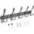 TICONN Wall Mounted Coat Rack with 5 Heavy Duty Hooks for $5.38