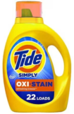 Tide Simply Oxi Boost + Ultra Stain Release 31-Oz 4-Pack for $10 $10.00