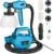 Tilswall 800W HVLP Paint Sprayer Gun with 2.5M Air Hose – $35.99