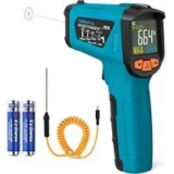 Tilswall Non-Contact Infrared Thermometer with Probe for $21.99