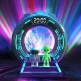 Timboniture Northern Galaxy Light Projector with Plasma Ball for $19.99