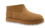 Time and Tru Women’s Micro Genuine Suede Boots in Cognac for $6.74