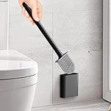 Silicone Toilet Brush and Holder Set for $2.50