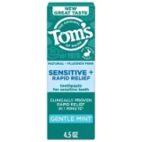 Tom’s of Maine Rapid Relief Sensitive Toothpaste 4.5oz for $2.99