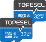 Topesel 32GB UHS-I Class 10 MicroSDHC Memory Card (2-Pack) for $17.84