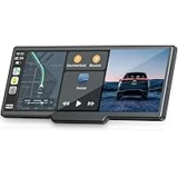 Topexplore 9.26-inch Carplay Screen with 2.5K Dash Camera and 1080P Backup Camera for $66.48