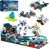 1293-Piece Toptrend Space Roller Coaster Robot STEM Building Toy for $18