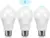 3-Pack A19 E26 Motion Activated Dusk to Dawn LED Bulbs for $9.99