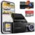 Torvo TD3 4K GPS WiFi Dash Camera with 1080p Rear Cam and 64GB Card for $64.99