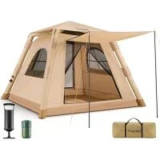 Trakiom 4-Person Inflatable Tent with Automatic & Manual Pump for $118.99