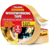 3-Pack Trazon 1″ x 120′ Double Sided Woodworking Tape for $8.79