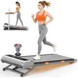 Trisomy Walking Pad Treadmill with 15% Auto Incline Now $199.99