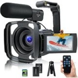 TryTalk 5K UHD Vlogging Camera with 16X Zoom for $116.99