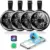 Tsieusl 4-Pack Smart Waterproof Air Trackers for $12.99