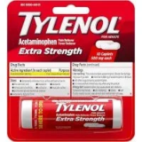 Tylenol Extra Strength Caplets 500 mg (10-Count) for $1.20