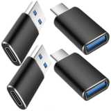 2-Pack Type-C to A & USB A to C Adapters for $4.99