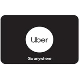 Uber Gift Card for Rides – $85 Email Delivery $100