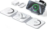UCOMX 3-in-1 Magnetic Foldable Wireless Charger for $13