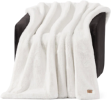 Ugg Euphoria 50″x70″ Reversible Plush Faux Fur Blanket – $44.54 ($92.79 Orig.)