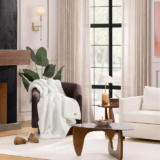 [Amazon US, 48% OFF] UGG Euphoria Faux Fur Throw Blanket, Warm Fluffy Throw 50×70 inch – $54.99