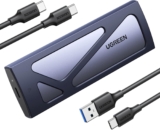 [SSD] UGREEN 10Gbps USB C External M.2 NVMe SSD to USB Tool-Free Enclosure – $15.98 (30% off)