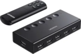 Ugreen 5 In 1 Out 4K 60Hz HDMI Switch with Remote for $27