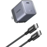 Ugreen Nexode Air 65W USB C Foldable Mini GaN Charger with Cable for $24.99