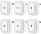 6-Pack Uigos LED Night Light Lamps with Smart Sensor for $5.99