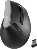 Uineer 2400DPI 6-Button Ergonomic Vertical Wireless Mouse for $11.99
