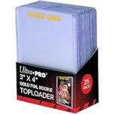 Ultra Pro 3×4-inch Rookie Gold Toploader – Now $3.50