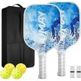 Umay Pickleball Paddle Set (2-Pack) with 4 Balls for $14.99