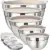 Umite Chef 8-Piece Mixing Bowl Set with Airtight Lids for $31.98